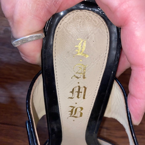 L.A.M.B. Black and white heels - Picture 8 of 10